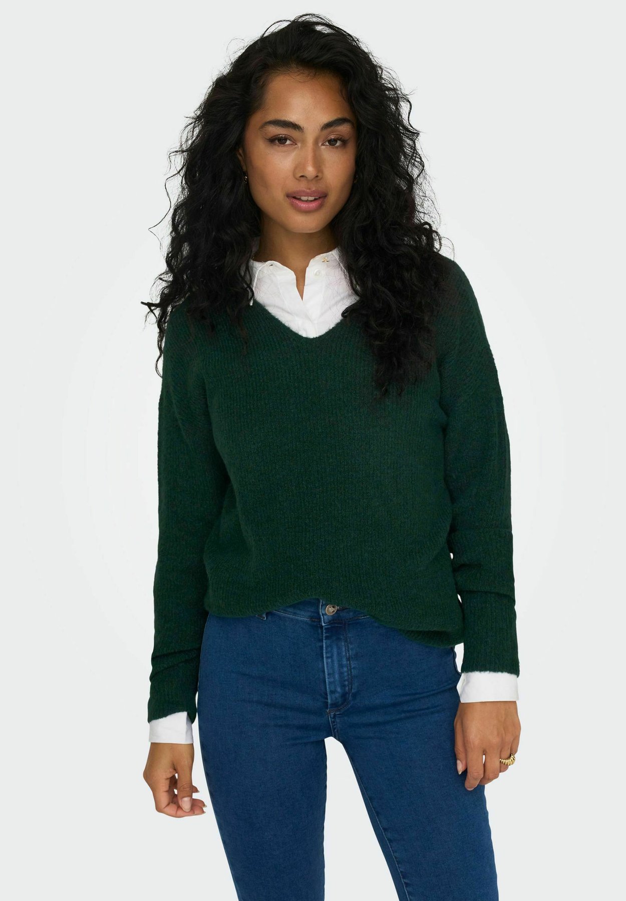 ONLCAMILLA V-NECK L/S PULLOVER KNT NOOS