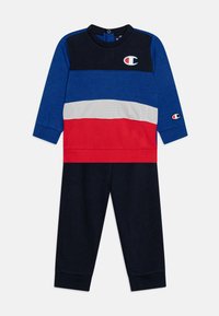 Champion - RETRO SPORT TODDLER CREWNECK SUIT UNISEX SET - Trainingspak - blue Miniatuurafbeelding 1