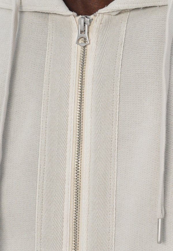 CARLIN TAPED  - Zip-up sweatshirt - stone3