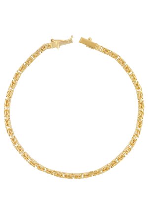 ARMBAND KÖNIGSKETTE KLASSISCH , 19CM, 2.5MM - Armband - gelbgoldfarben