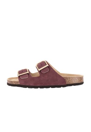 Pantofole Grunland CI3171 Donna - Colore Malva (Rosa), Taglia 39, In Tessuto Comodo Con Zeppa 4 Cm