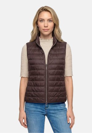 Betty Barclay BETTY BARCLAY MIT KNÖPFEN STEPPWESTE - Bodywarmer - maroon banner