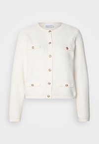 JACKET JUNI - Neuletakki - light dusty white