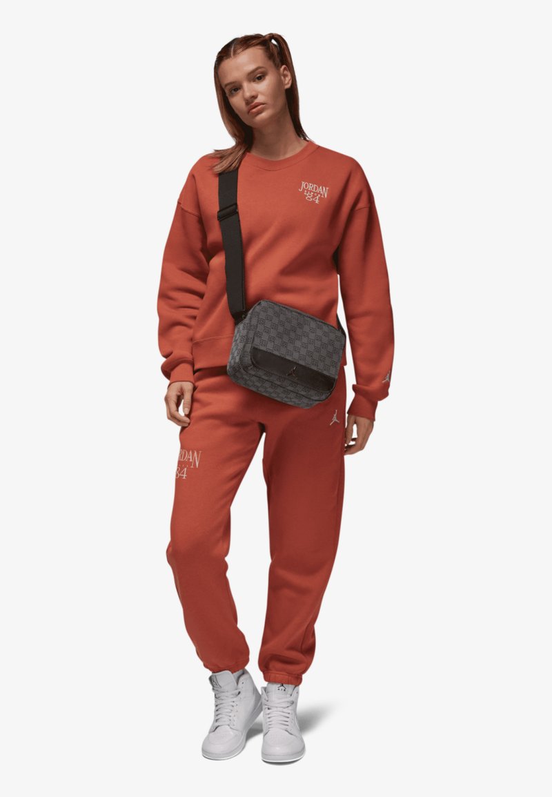 Jordan JAM MONOGRAM MINI MESSENGER BAG  - Borsa a tracolla - dark smoke grey