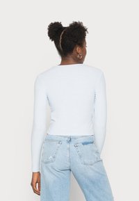 ONLY ONLEMMA WRAP - Langarmshirt - halogen blue