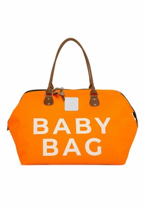 BABY BAG PRINTED DIAPER BAG - Tasker - orange