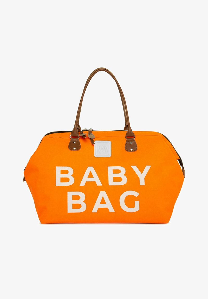 Bagmori BABY BAG PRINTED DIAPER BAG - Geantă pentru scutece - orange