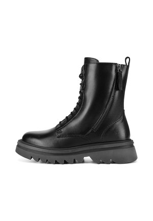Botine cu platformă - black