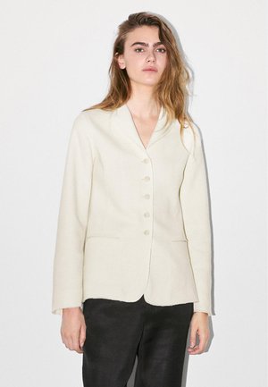 FITTED LAPEL COLLAR - Blazer - WHITE
