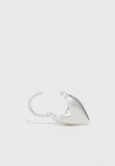 Otiumberg ROSCIDA HEART HOOPS - Korvakorut - silver-coloured