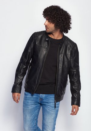 Maze JACK - Leren jas - black