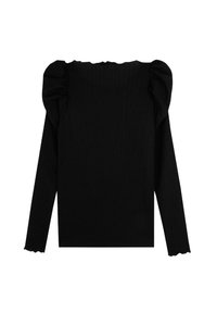 Scalpers WRINKLE PUFF LS  - Camiseta de manga larga - black