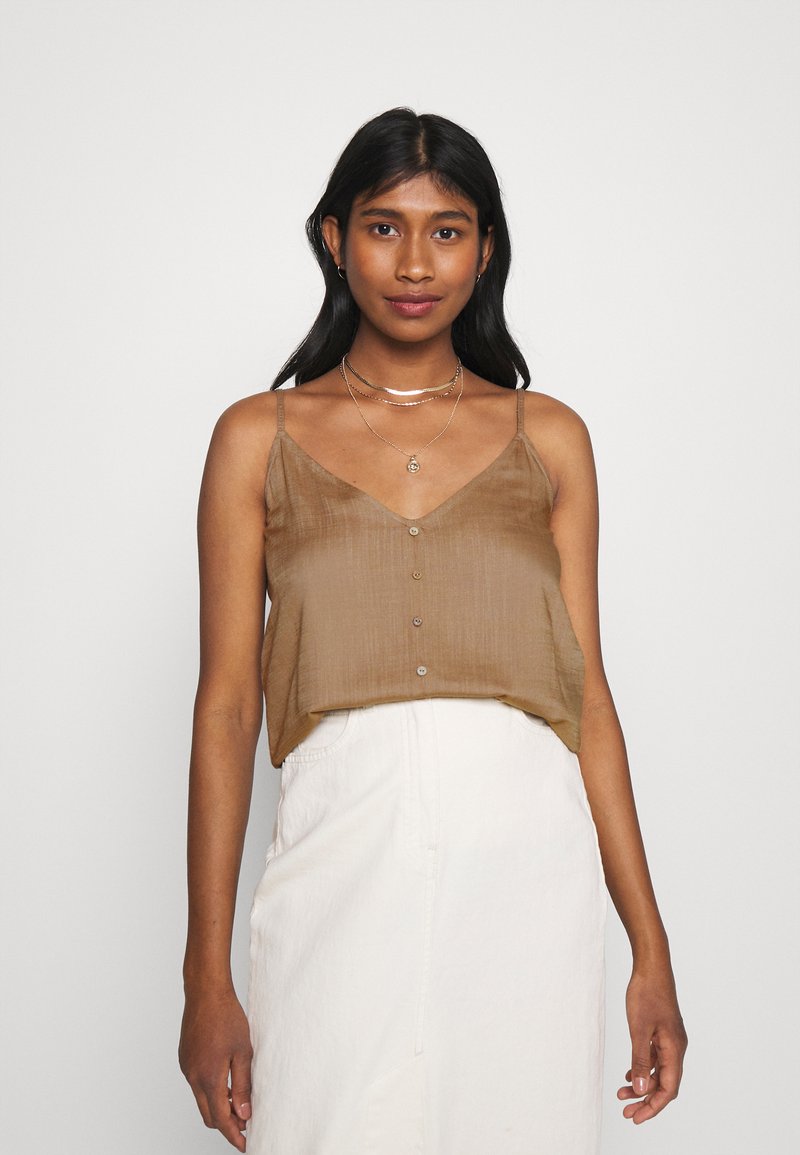 ONLY ONLASTRID SINGLET - Top - beige