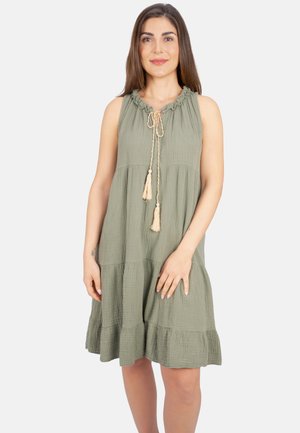 Seasons of April BUKI MUSSELIN - Freizeitkleid - khaki