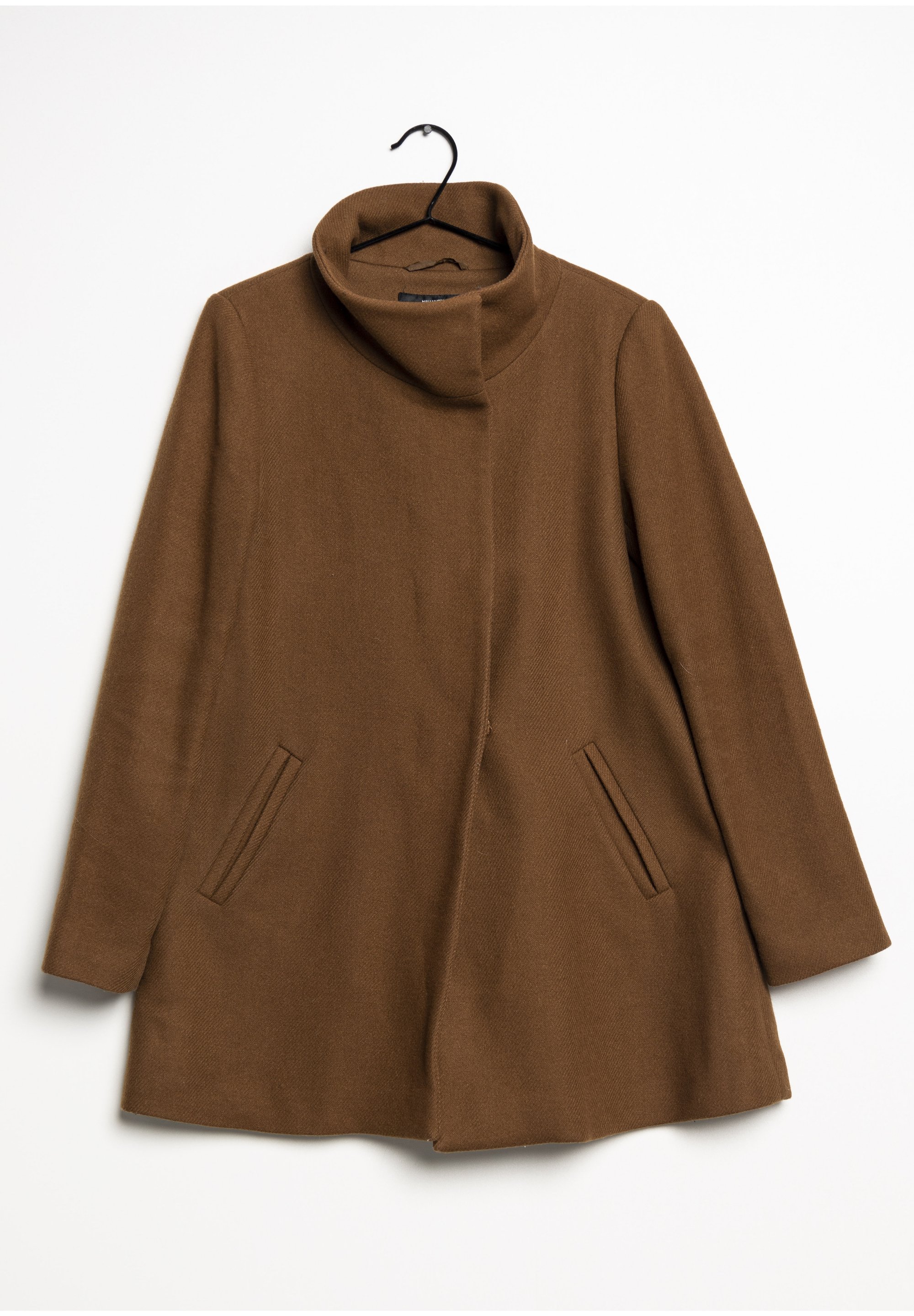 Hallhuber Klassischer Grauer Wollmantel Hallhuber Klassischer