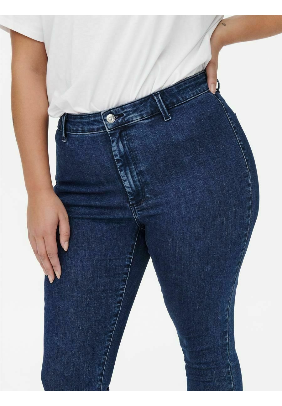 ONLY Carmakoma WILLY - Jeans Skinny Fit - dark blue denim/dark-blue denim -  Zalando.de