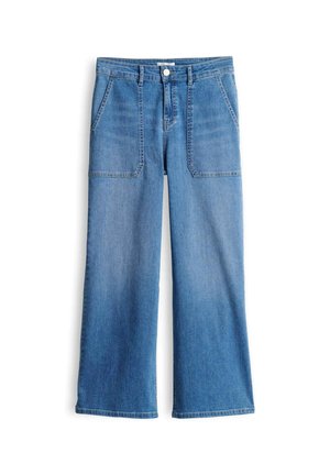 OPUS, DENIM CARGO FIT - Jeans Relaxed Fit - mid blue