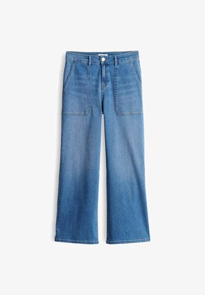 OPUS, DENIM CARGO FIT - Jean boyfriend - mid blue