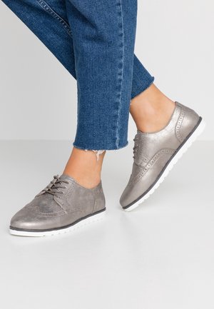 Zapatos de vestir - gunmetal