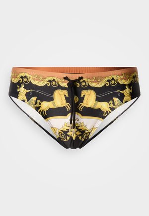 SWIM VITA MYTHIC BAROCCO PRINT - Badehose Slip - black/ivory/autumn spice