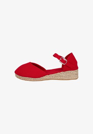 Bubble Bobble, L&R SHOES 442-11 ALPARGATAS NIÑAS - Bailarinas con hebilla - red