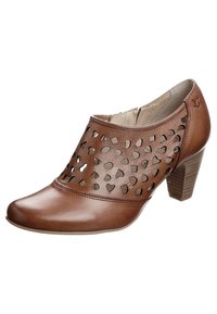 Caprice Boots à talons - cognac