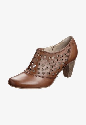 Caprice Boots à talons - cognac