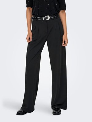 JDY JDYDINA  NORMAL GESCHNITTEN - Housut - black