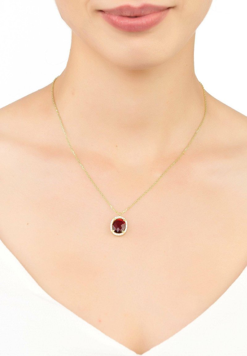 Latelita BEATRICE OVAL - Necklace - red