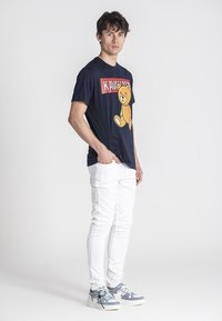 Gianni Kavanagh BEAR ALERT TEE - Triko s potiskem - blue