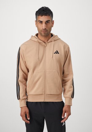Sudadera con cremallera - warm sandstone/black