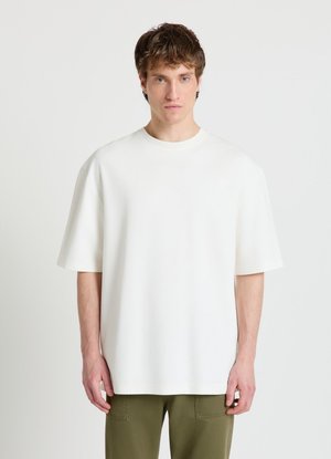 Calliope, TINTA UNITA - T-shirt basic - bianco lana