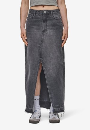 KIMBA - Jeansskjørt - washed deep grey