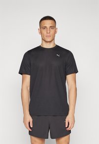 Puma - PERFORMANCE TEE - Sports T-shirts - black Miniaturebillede 1