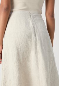 Marc O'Polo SKIRT FLARED SHAPE KNEE LENGTH - A-line skirt - mottled beige