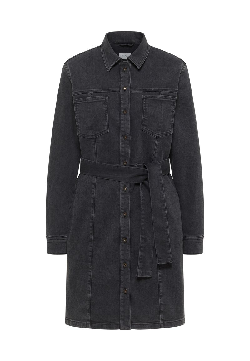 mustang Jeansjurken zwart