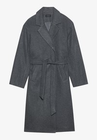 BELTED COAT - Manteau classique - mottled grey