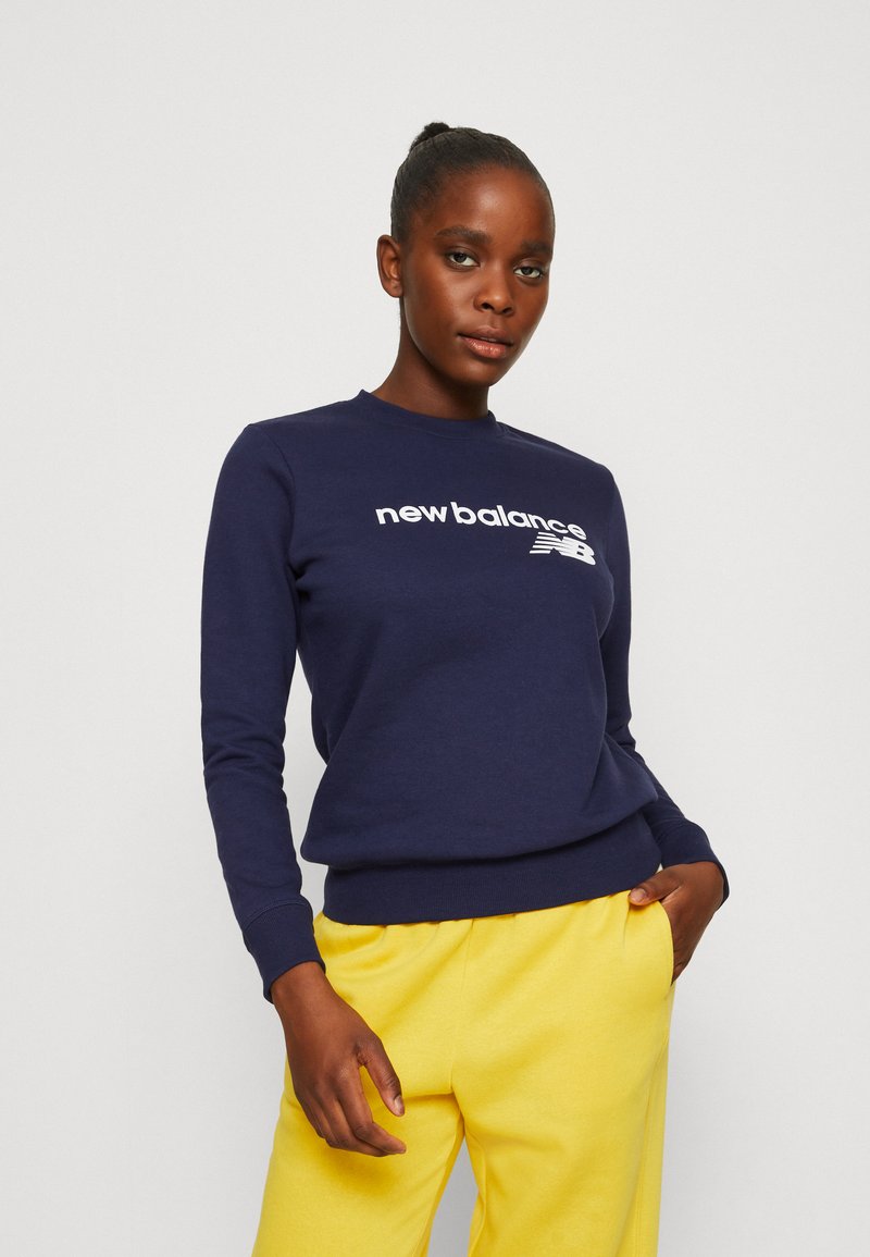 New Balance CLASSIC CORE CREW - Sweatshirt - dark blue - Zalando.co.uk