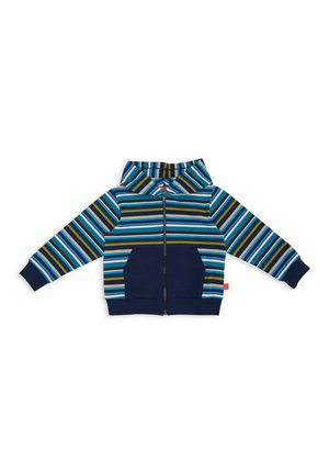Felpa con zip - blu