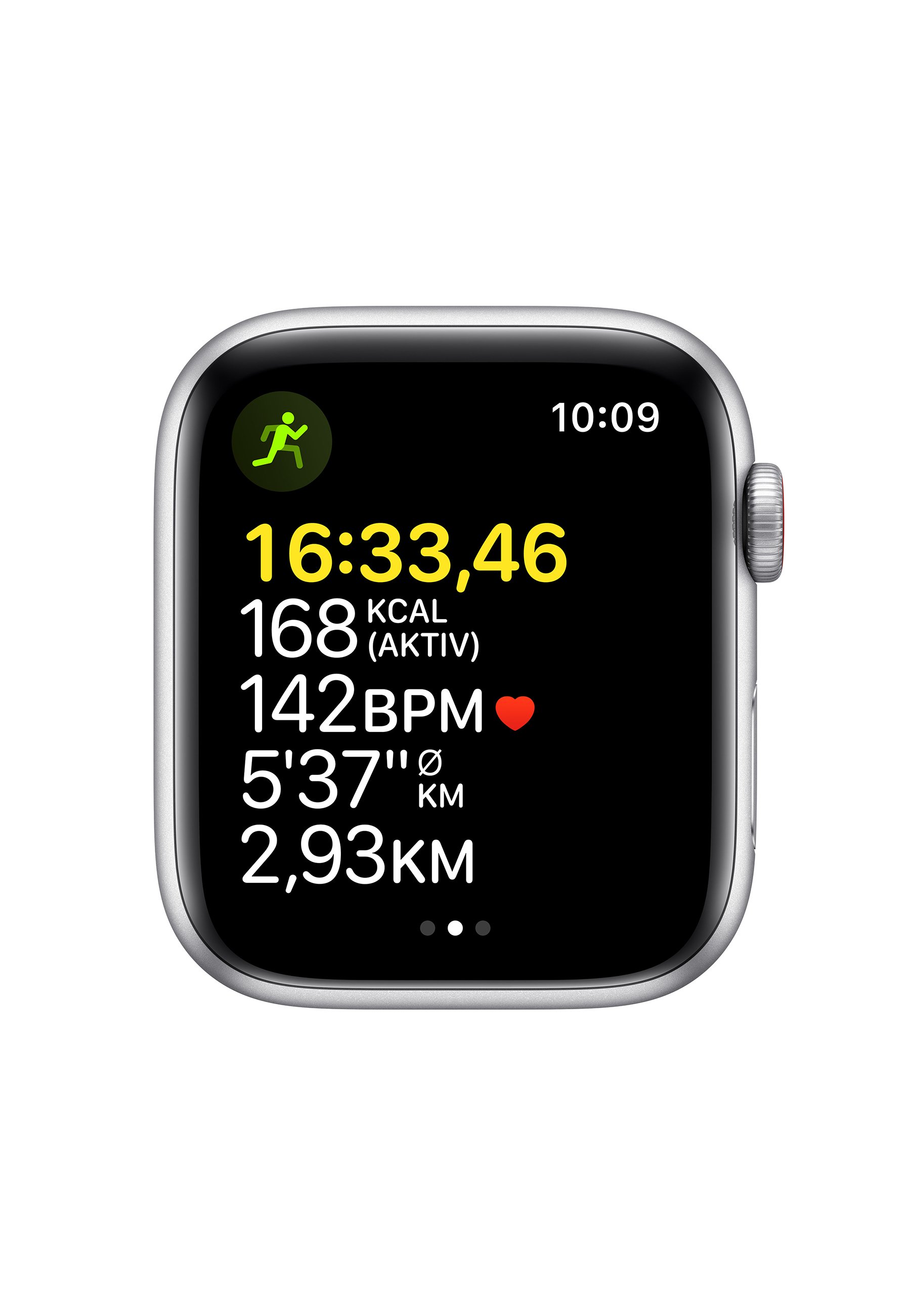 Apple APPLE WATCH SE 44MM (GPS + CELLULAR) - Smartwatch - silver aluminium  case with abyss blue sport band/silver-coloured - Zalando.de