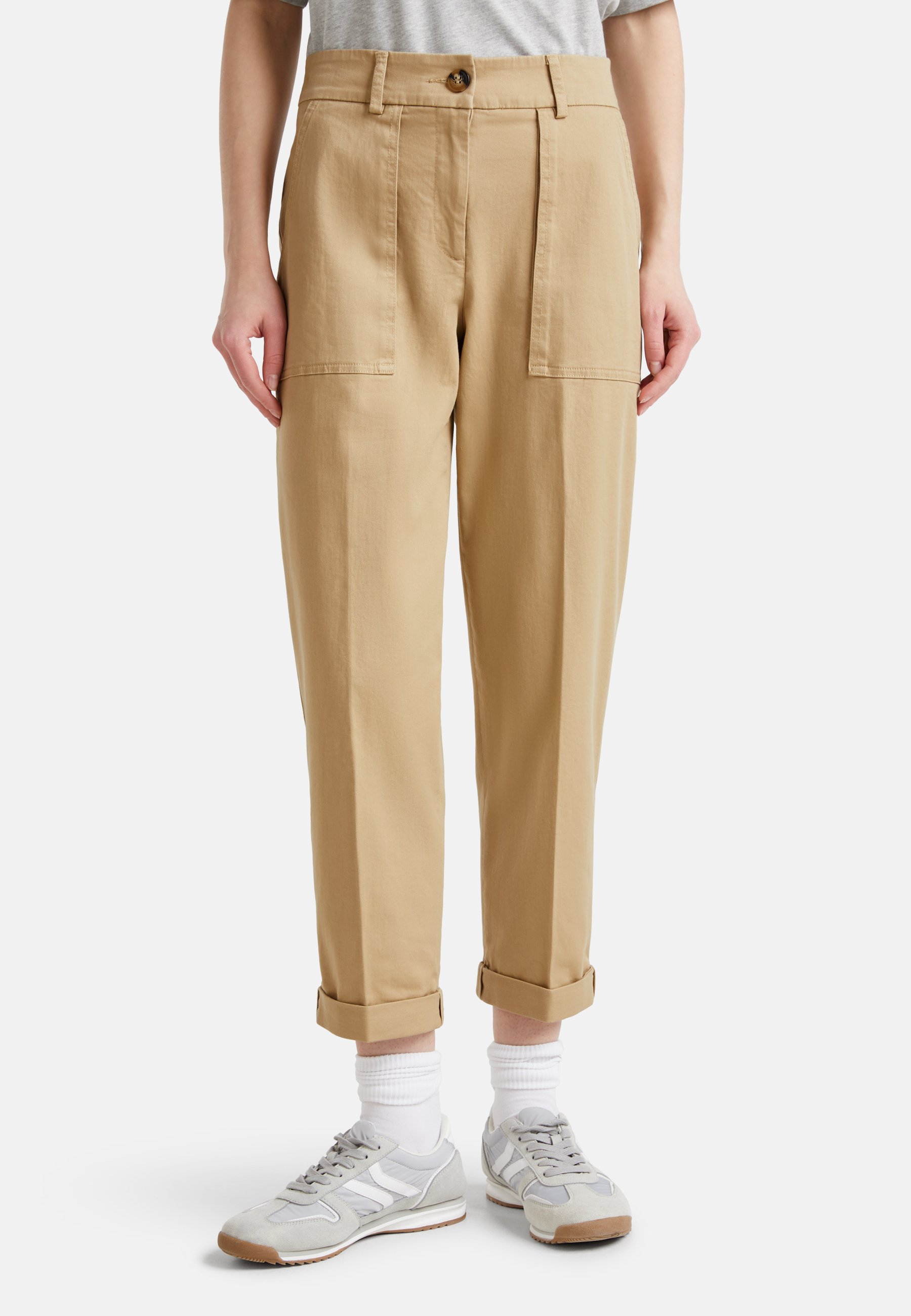 United Colors of Benetton IN STRETCH WITH ROLL-UP Pantalones - Main Image