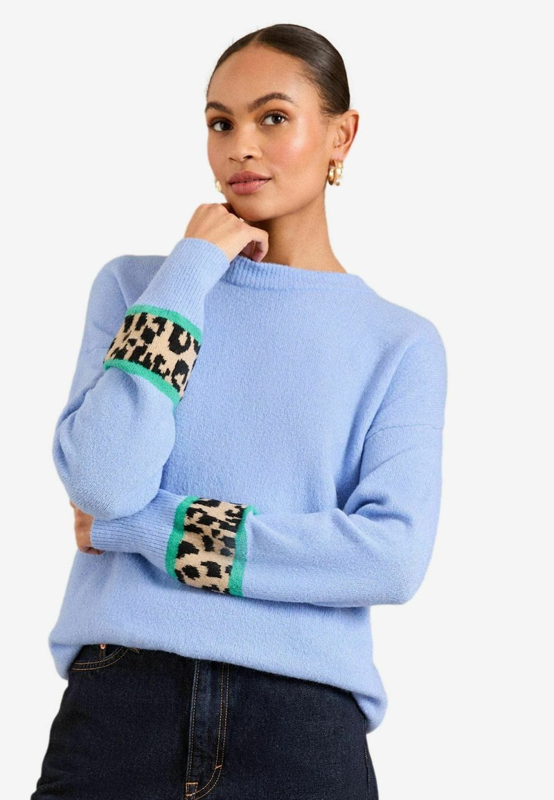 Love & Roses Džemperis - pale blue
