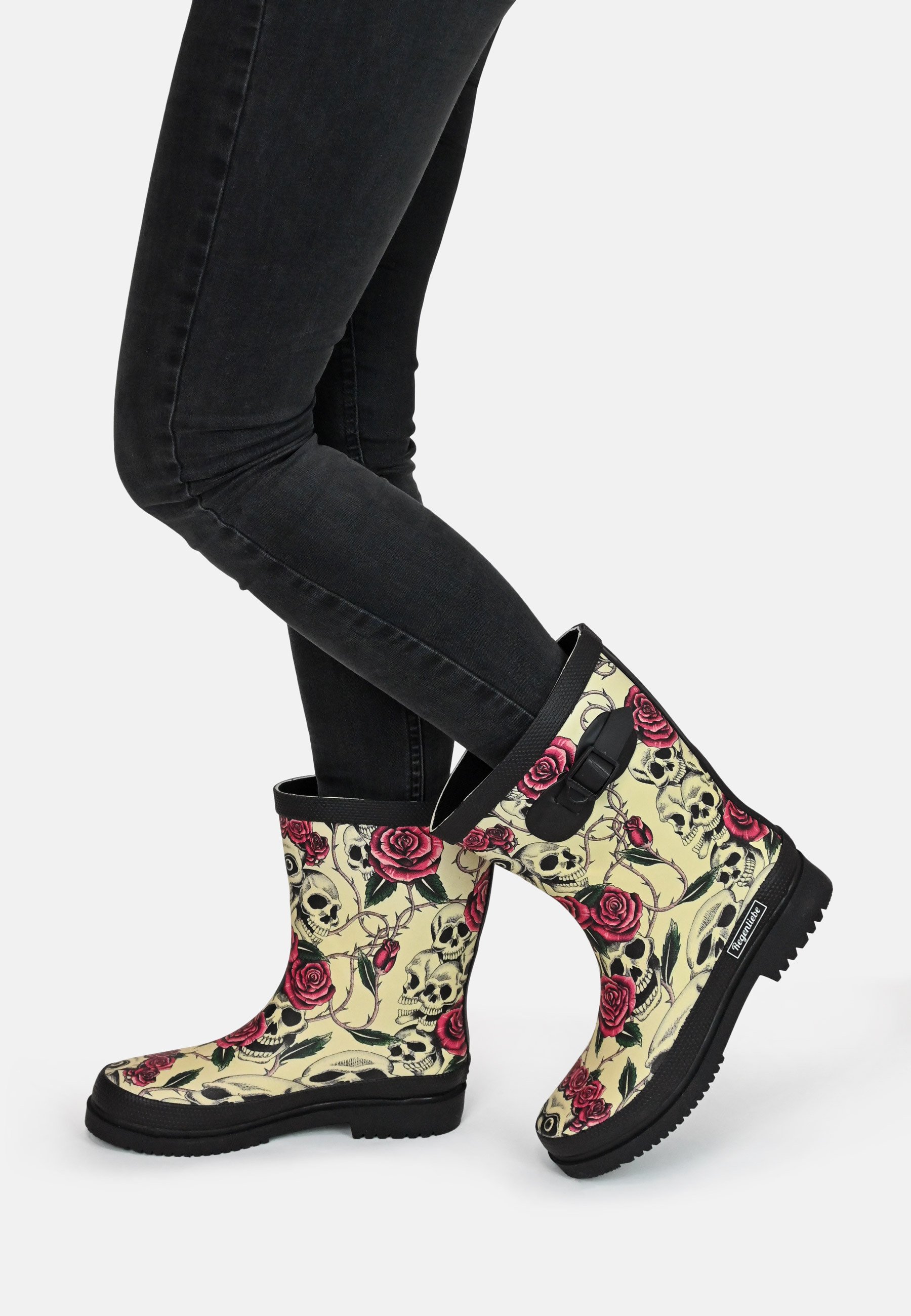 Regenliebe GHOST HALBSCHAFT Gummistiefel ghost/beige Zalando