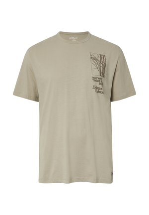 T-Shirt print - beige