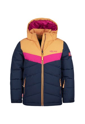GRYLLEFJORD - Winter jacket - navy/honey/fireberry