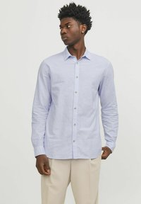 Jack & Jones - JJESUMMER LINEN MIX SHIRT - Overhemd - cashmere blue Miniatuurafbeelding 1