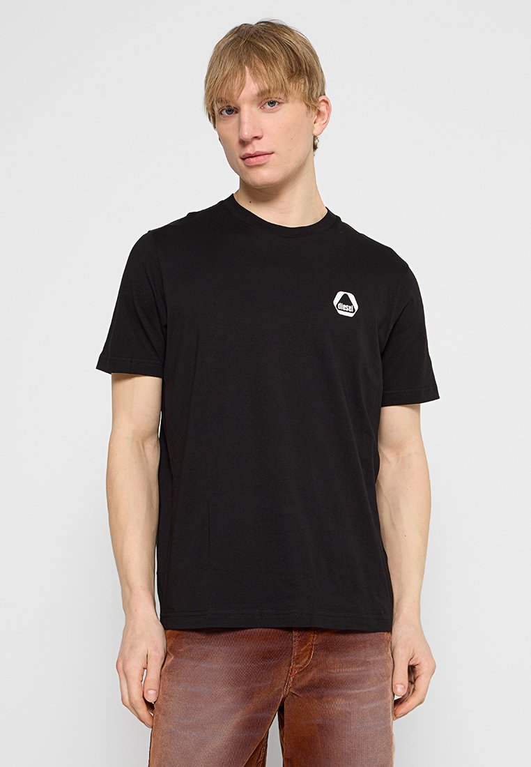 Diesel T-shirt basic zwart Diesel T-shirt basic zwart