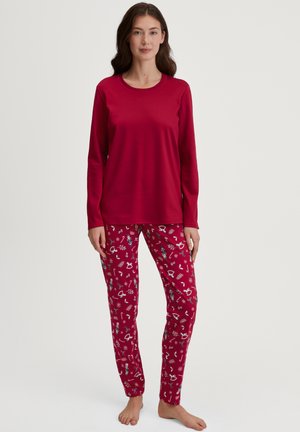 FAMILY FRIENDS SET - Nachtwäsche Set - deep red