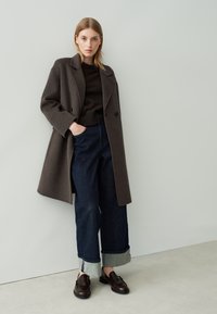 OPUS REGULAR FIT - Mantel - midnight brown