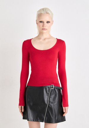 SOFT TOUCH  - Top s dlhým rukávom - red